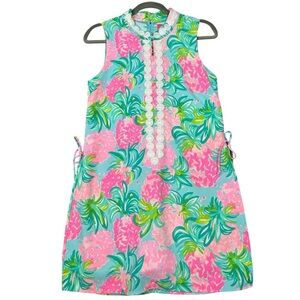 Lilly Pulitzer Jonna High Collar Classic Fresh Fun Beach Preppy Shift Romper - 8